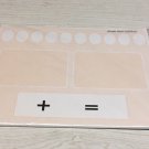 Classroom Set of 10 - Laminated Math Work Mats - Dry Erase #04