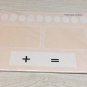 Classroom Set of 10 - Laminated Math Work Mats - Dry Erase #04