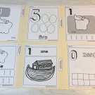 Printed Worksheets  Numbers - 6 Folders -Pre-K Kindergarten Resource 150+ Pgs