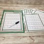 PRACTICE WRITING NUMBERS - 10 Worksheets - with Reusable Dry Erase Pocket