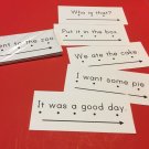 Sight Words Sentence Reading Cards. 30 cards  Deck 3