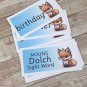 DIY PRINTED /UNCUT Literacy Learning Resource Dolch Nouns Word and Ring 95 Words