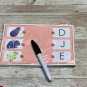 Write & Wipe Activity Set - Phonics Beginning Sounds - Learning Center