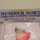 NUMBER SORT - Cards for Learning Center 60 Cards- math Teaching supplies NUMBER SORT - Cards for Learning Center 60 Cards- math Teaching supplies