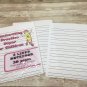 2 Lined Notebook Page - Handwriting Practice Paper For Children - 30 Sheets