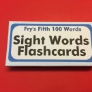 Fry's Fifth Hundred Words - PRINTED & UNCUT - Sight Word Flash Cards