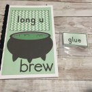 Interactive Learning Books for Children - Long “u” book - w/ 12 Laminated Cards