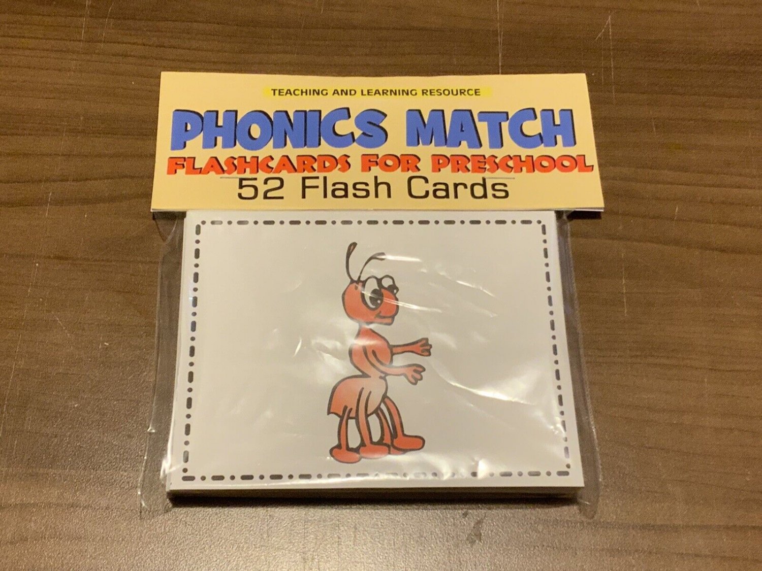 PHONICS MATCH  - Cards for Learning Center - 52 Flash Cards
