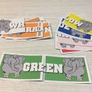 Monkey Color Word Match  - Laminated Activity Cards