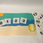 Beach Math Mat & Seashell Number Cards 0-20 -Laminated Set