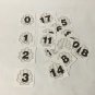 Beach Math Mat & Seashell Number Cards 0-20 -Laminated Set