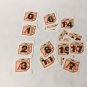 Building Blocks - Numbers 0-31 Pocket Chart - 36 Laminated Picture Cards