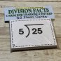 DIVISION FACTS - Cards for Learning Center 52 Cards- Teaching supplies