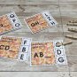 Candy Corn - Letters- Cards for Learning Center 52 Cards- Teaching supplies
