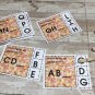 Candy Corn - Letters- Cards for Learning Center 52 Cards- Teaching supplies