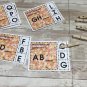 Candy Corn - Letters- Cards for Learning Center 52 Cards- Teaching supplies