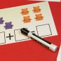 Bear Counter Addition - 20 Laminated Dry Erase Mats