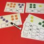 Bear Counter Addition - 20 Laminated Dry Erase Mats