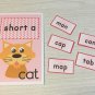 Interactive Learning Books for Children - Short &acirc;��a&acirc;�� book - w/ 12 Laminated Cards
