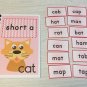 Interactive Learning Books for Children - Short &acirc;��a&acirc;�� book - w/ 12 Laminated Cards