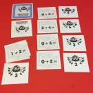 SPIDER - Addition Facts 0-9 Matching Game 48 Cards