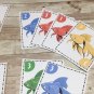 Gold fish Card Game - 52 Cards Deck - Letters Teaching supplies