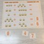 Candy Corn Addition -Set of 6 Learning Mats & 30 Cards - Laminated Activity
