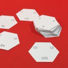 Math Hexagons - Flash Cards - Multiplication facts Math Hexagons - Flash Cards - Multiplication facts