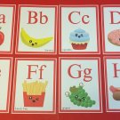 26 Letters - The Alphabets of Foods Cute Classroom Decor Posters  8.5 x11