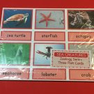 Sea Creatures- Zoology Series - Montessori 3 Three Part Card - (PRINTED) DIY