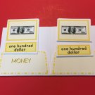 Montessori - Pre-Reading Series - Three Part Cards And Folio - Money Match