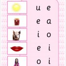 PINK SERIES | Montessori Activity - Vowel Sound Choice | Educational Material #2
