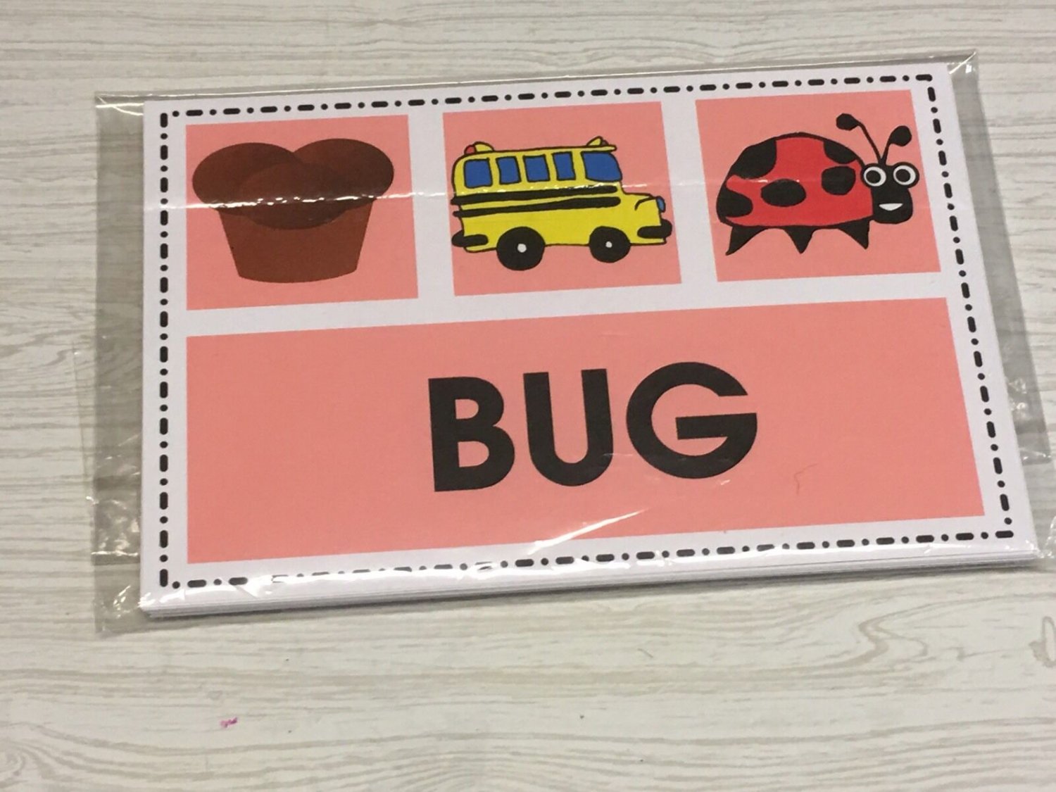 Preschool Activity Kit CVC Word Ending Sound Match