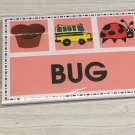 Preschool Activity Kit - CVC Word - Ending Sound Match