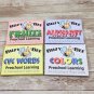 FLASHCARD BUNDLE - Busy Bee Preschool Learning - 4 DECKS - Educational #2
