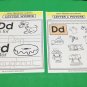 Letter Dd -Apple Treehouse Worksheets - Preschool Teaching supplies 20pgs