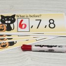 Black Cat  - Numbers - Laminated Activity Set - Teaching Supplies