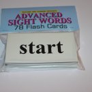 78 Sight Word - Flash Cards- Advanced level Preschool  Kindergarten homeschool
