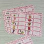 The Pink Series - Vowel I Work Mats (20 cards-2 Laminated WorkMats) Montessori