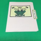 The An Family - Phonics - DIY File Folder game - Printed / Uncut