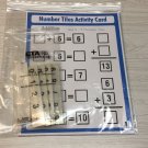 ADDITION (Set Of 10) Laminated Activity Cards With 55 Number Tiles- 0-9 Pre-k ADDITION (Set Of 10) Laminated Activity Cards With 55 Number Tiles- 0-9 Pre-k