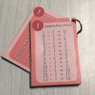 Subtraction Fact (0-20 )  -  Dry erase cards set