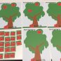 CVC Word Family Tree - Sorting - Laminated Mats and 30 Apple Word cards.