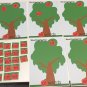 CVC Word Family Tree - Sorting - Laminated Mats and 30 Apple Word cards.