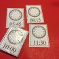 DRY ERASE - LEARN TO WRITE THE TIME CLOCK FACE - 40 LAMINATED   FLASH CARDS
