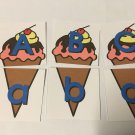 Uppercase Lowercase Match - Ice Cream Cone Activity Teaching Supplies READING Uppercase Lowercase Match - Ice Cream Cone Activity Teaching Supplies READING