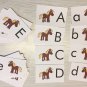 HORSE -THEMED Learning Activities Package- LAMINATED - Teaching supplies