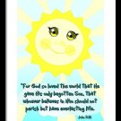 Design #2- Bible Verse - Art Print Home Decor Wall Art - (frame not included)