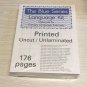 The Blue Series - Language Kit - Montessori Materials- (PRINTED)