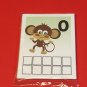 MONKEY TENS FRAMES - Laminated Dry Erase cards - Teaching supplies